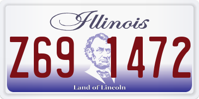 IL license plate Z691472