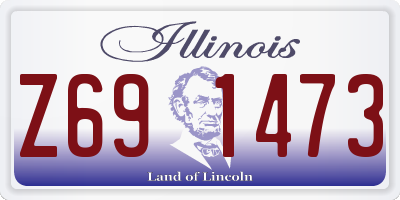 IL license plate Z691473