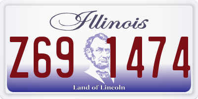 IL license plate Z691474