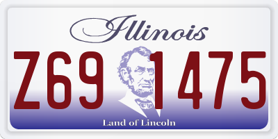 IL license plate Z691475