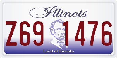 IL license plate Z691476