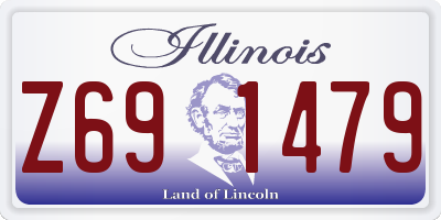 IL license plate Z691479