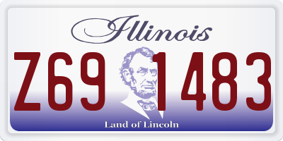 IL license plate Z691483