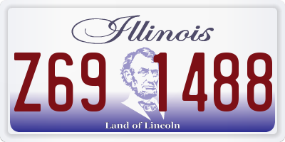 IL license plate Z691488