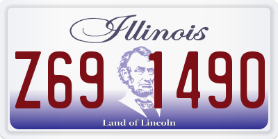 IL license plate Z691490