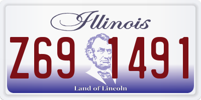 IL license plate Z691491