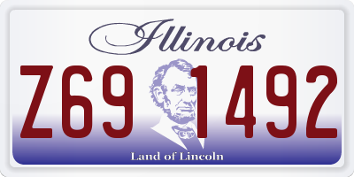 IL license plate Z691492