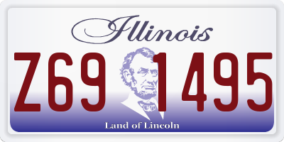 IL license plate Z691495