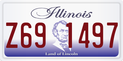 IL license plate Z691497