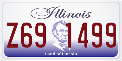 IL license plate Z691499