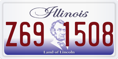IL license plate Z691508