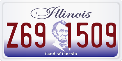 IL license plate Z691509