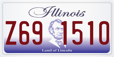 IL license plate Z691510