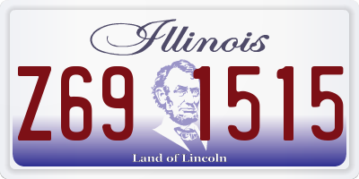 IL license plate Z691515