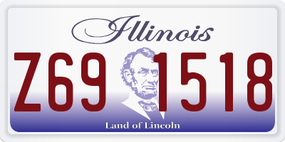 IL license plate Z691518
