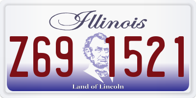 IL license plate Z691521