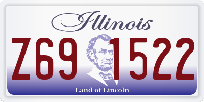IL license plate Z691522