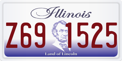 IL license plate Z691525