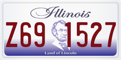 IL license plate Z691527