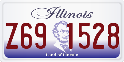 IL license plate Z691528