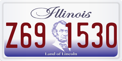 IL license plate Z691530