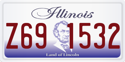IL license plate Z691532