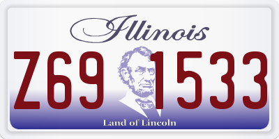 IL license plate Z691533