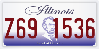 IL license plate Z691536