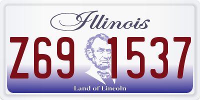 IL license plate Z691537