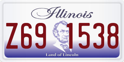 IL license plate Z691538