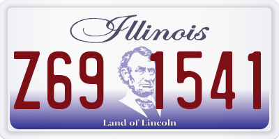 IL license plate Z691541