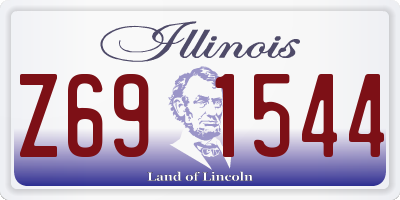 IL license plate Z691544