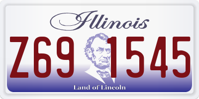 IL license plate Z691545