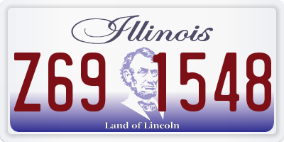 IL license plate Z691548