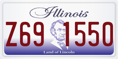 IL license plate Z691550
