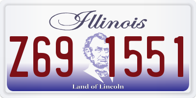 IL license plate Z691551
