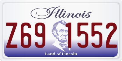 IL license plate Z691552