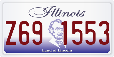 IL license plate Z691553