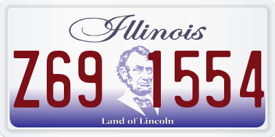 IL license plate Z691554