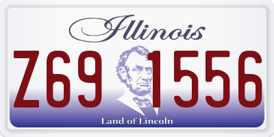 IL license plate Z691556
