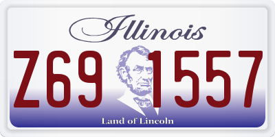 IL license plate Z691557