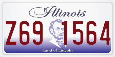 IL license plate Z691564