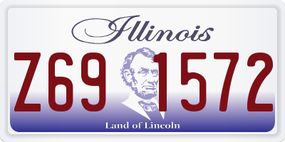 IL license plate Z691572