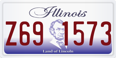 IL license plate Z691573