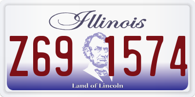 IL license plate Z691574