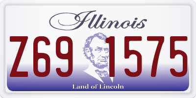 IL license plate Z691575