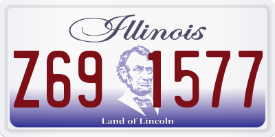 IL license plate Z691577