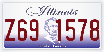 IL license plate Z691578