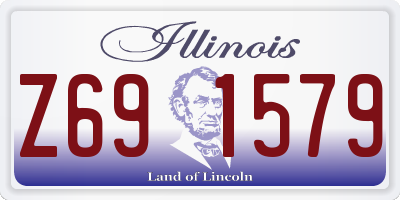 IL license plate Z691579