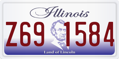 IL license plate Z691584